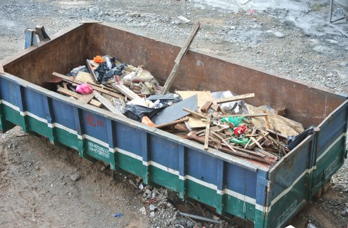 Residents disposing of old furniture in Morden