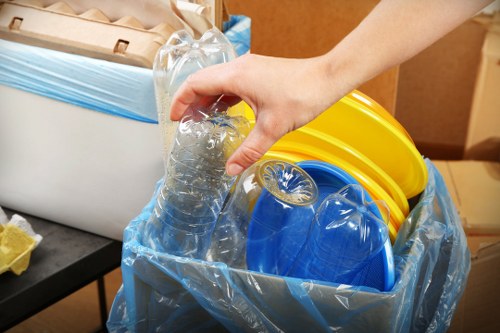 Recycling center in Morden handling various materials